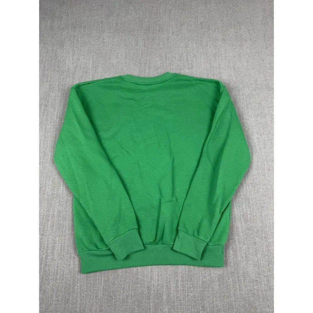 Elf Buddy Christmas Sweatshirt Men’s Large Green Ugly Holiday Movie Graphic